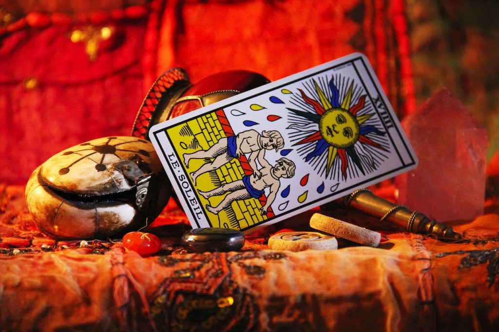 tarot de Marseile, le soleil